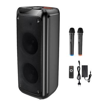 Портативна колонка Bluetooth HOCO DS53 Flame light BT speaker 120W black