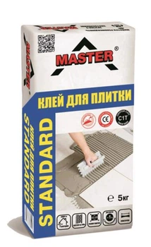 Клей для плитки MASTER Standart, 5 кг