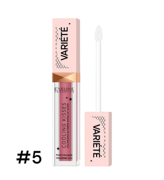 Блиск для збільшення губ охолоджуючий EVELINE VARIETE COOLING KISSES №05 8054
