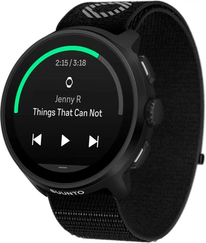 Смарт-годинник Suunto Run All Black W/Textile Strap (6417084212603)