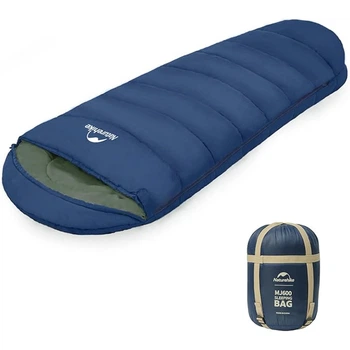 Спальный мешок с капюшоном Naturehike MJ600 CNK2300SD014, тёмно-синий