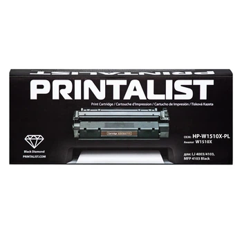 Картридж для HP LaserJet Pro MFP 4103, 4103dw, 4103fdn, 4103fdw PRINTALIST Black HP-W1510X-PL