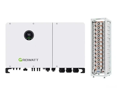Комплект гибридный Growatt WIT 50K-XHU + AXE Outdoor 60 кВт·ч, 3-фазный, 4 MPPT, UPS