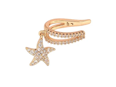 Сережки XUPING моно-кафа позолота 18K «Підвіска зірка з інкрустацією кристалами» 290820