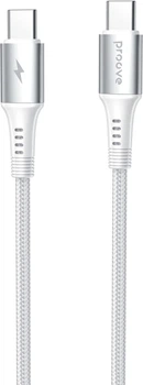 Кабель Proove WireX Type-C to Type-C 60W 1 м White (636150003)