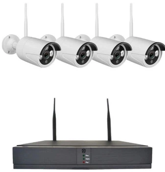 Беспроводной комплект видеонаблюдения CAD DVR 5G KIT Full HD с 4 камерами и Wi-Fi регистратором