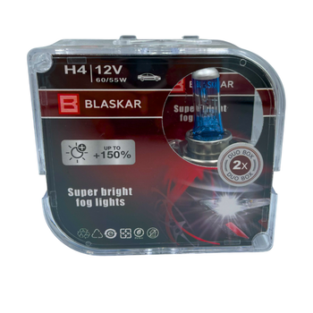 Галогенні лампи Blaskar H4 60/55W 12V +150%