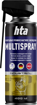 Антикоррозийная проникающая смазка с молибденом HTA MULTI SPRAY MoS2 400 мл