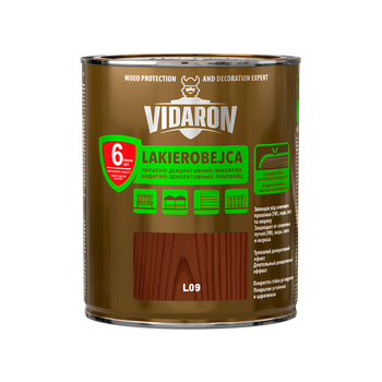 Захисно-декоративний лакобейц Vidaron індійський палісандр L09 0,75 л