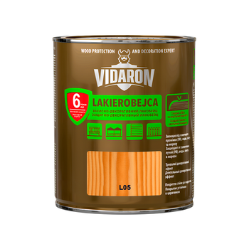 Захисно-декоративний лакобейц Vidaron тік натуральний L05 2,5 л