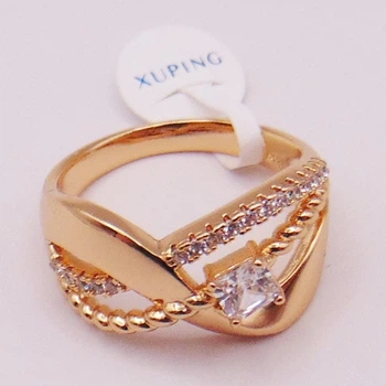 Кольцо медсплав с фианитами р.18 Xuping 2809