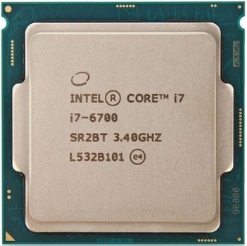 Процессор s1151 Intel Core i7-6700 3.4-4.0GHz 4/8 8MB DDR3L 1333-1600 DDR4 1866-2133 HD Graphics 530 65W б/у