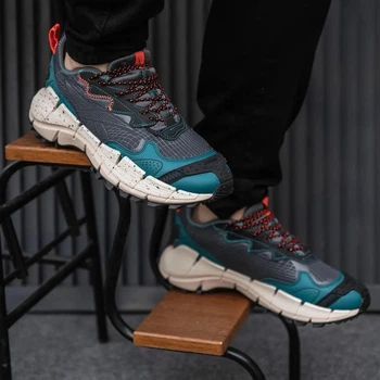 Кросівки Reebok Zig Kinetica 2 Edge Black Midnight Pine чоловічі No brend Сіро-синій (h00115 grey-blue (45 (29 см))