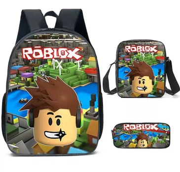 Набір 3 в 1 Roblox, Роблокс — рюкзак + сумка через плече + пенал