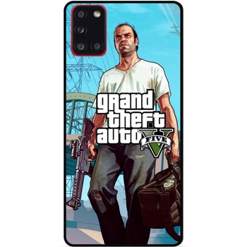 Силиконовый чехол бампер Candy для ZTE Blade A31 с рисунком ГТА GTA