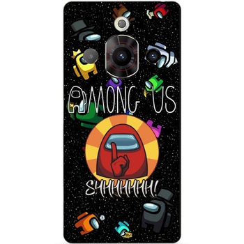 Чехол силиконовый бампер Candy для ZTE Nubia Focus Pro с рисунком Among Us Амонг Ас