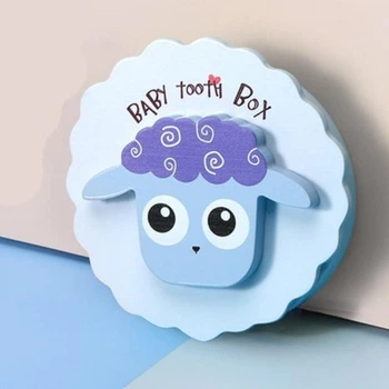 Сувенирная коробка для сохранения молочных зубов Argo Baby Tooth Box Барашек голубая