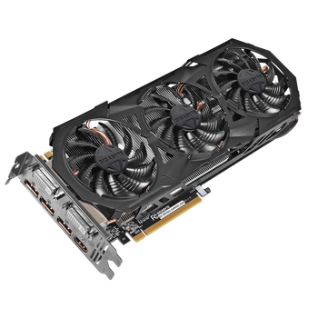 Видеокарта PCIe Nvidia GeForce GTX 970 4GB GIGABYTE GV-N970G1 GAMING-4GD (DVI-I / DVI-D / HDMI / DP*3) бу - Б/У