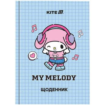 Щоденник шкільний Kite My Melody HK25-262-5, тверда обкладинка