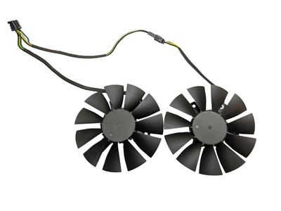 Кулер для видеокарты, комплект 2*75 мм ASUS FD7010H12S (T128010SH) крепление 40х40x40 мм 4 pin #