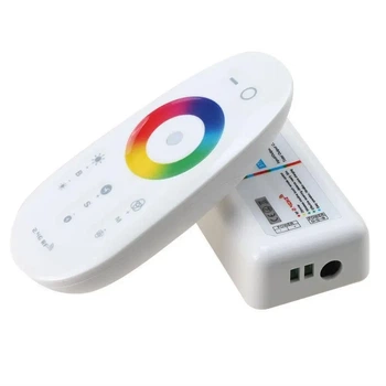 RGB 2.4G контроллер LEDTech 12-24v 18 А 216 вт и сенсорный пульт Touch Screen для RGB светодиодной ленты