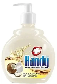 Жидкое мыло Handy Milk&Coconut with Glycerin Антибактериальное 500 мл