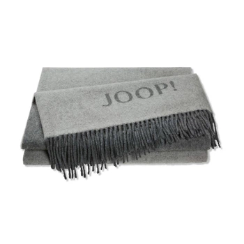 Вовняний плед JOOP! - Fine-Doubleface, graphit-schiefer графіт + сірий, Полуторний, 130x180 см