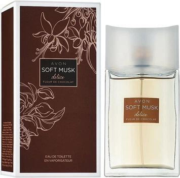 Женская туалетная вода Avon Soft Musk Delice (Fleur de Chocolate) для Нее 50 мл