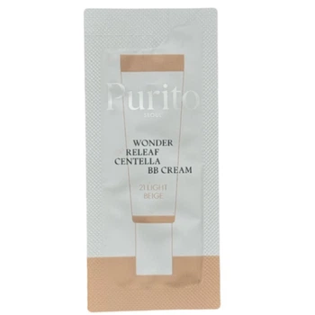 ББ крем із екстрактом центели Purito Seoul Wonder Releaf Centella BB Cream SPF30 PA+++ 1 ml №21 Light Beige (оновлена версія) (пробник)