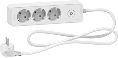 Мережевий подовжувач Schneider Electric 3 розетки 1.5 м White (ST9431W)