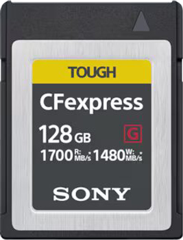 Karta pamięci Sony CFexpress Type B 128GB R1700/W1480 (CEBG128.SYM)