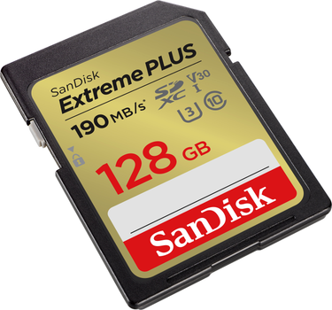 Karta pamięci SanDisk Extreme PLUS SDXC 128GB Class 10 V30 (SDSDXWA-128G-GNCIN)