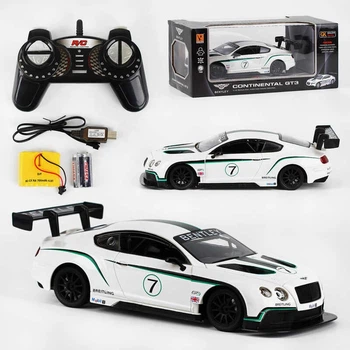 Радиоуправляемая машина 866-1817 B (24/2) "Bentley", свет, аккумулятор 4,8V, 2.4 Ghz-А, батарейки, в коробке