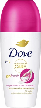 Антиперспірант кульковий Dove Пітая та Кокосові Вершки 72 години 50 мл (59099505)