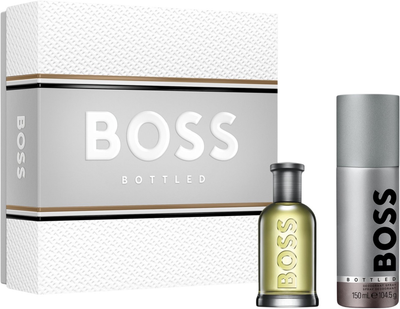Zestaw prezentowy męski Hugo Boss Boss Bottled Woda toaletowa 50 ml + Dezodorant w sprayu 150 ml (3616305265142)