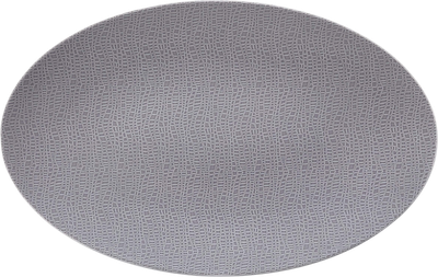 Półmisek Seltmann Weiden Life Fashion Elegant Grey owalny 40 x 26 cm (4052212070179)