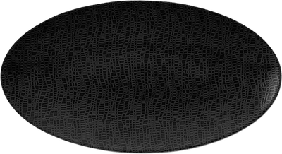 Półmisek Seltmann Weiden Life Fashion Glamorous Black owalny 33 x 18 cm (4052212080482)