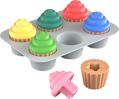 Zabawka-sorter Bright Starts Sort & Sweet Cupcakes ‎(12499) (074451124998)