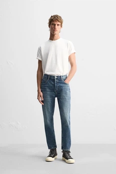 Джинси Zara Slim Cropped Fit синій 4551/402/407 36
