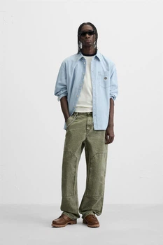 Сорочка Zara блакитний 1820/450/406 M