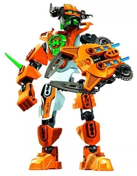 Конструктор фигурка супергерой NEX серия " Фабрика героев " Hero Factory Star Warrior Building Blocks Robot Mech 9404