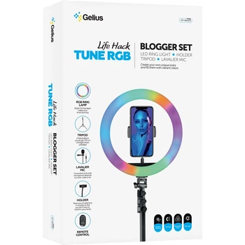 Комплект блогера 6 в 1 Gelius Pro Blogger Set Life Hack Tune RGB GP-BS003
