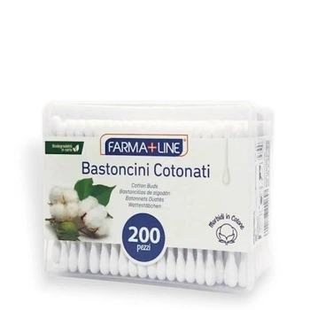 Ватні палички FARMA+LINE, 200 шт