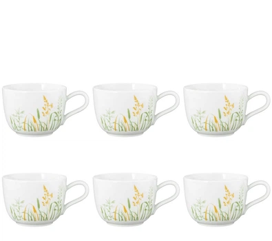 Набор из 6 чашек Seltmann Meadow Grasses Green 260 мл (001.768772-Z)