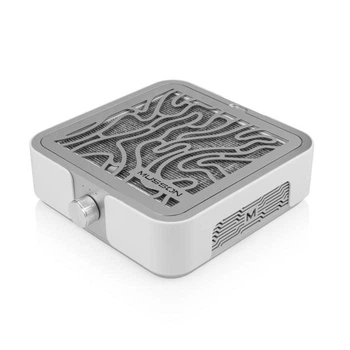 Вытяжка для маникюра MUSSON X2 SILVER с угольным НЕРА-фильтром, 72 Вт
