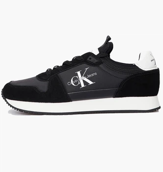 Кроссовки Calvin klein Runner Sock Laceup Ny-Lth Black YM0YM00553 42