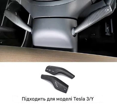 Аксессуары на ручки переключателей Tesla Model 3/Y — декоративные накладки