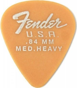 Набір медіаторів Fender Dura-Tone Delrin Picks 0.84 Mm, 351 Shape - 12 Pack Butterscotch Blonde