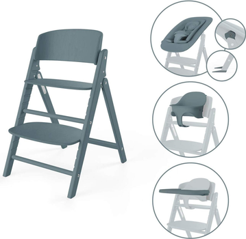 Krzesełko do karmienia Cybex Gold Click & Fold 4 w 1 Stone Blue (4063846473571)