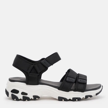 Женские сандалии Skechers D'Lites 31514 BLK 41 (11) 28 см Черные (190872242988)_3125153